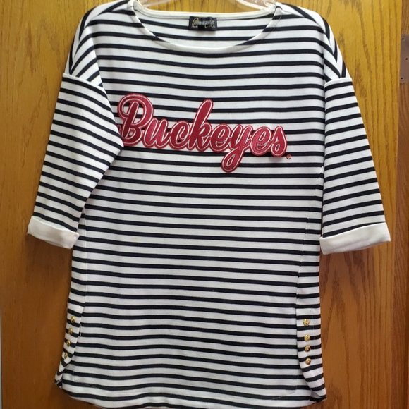 Gameday Couture Ohio State top with script Buckeye Size Small - Picture 1 of 3